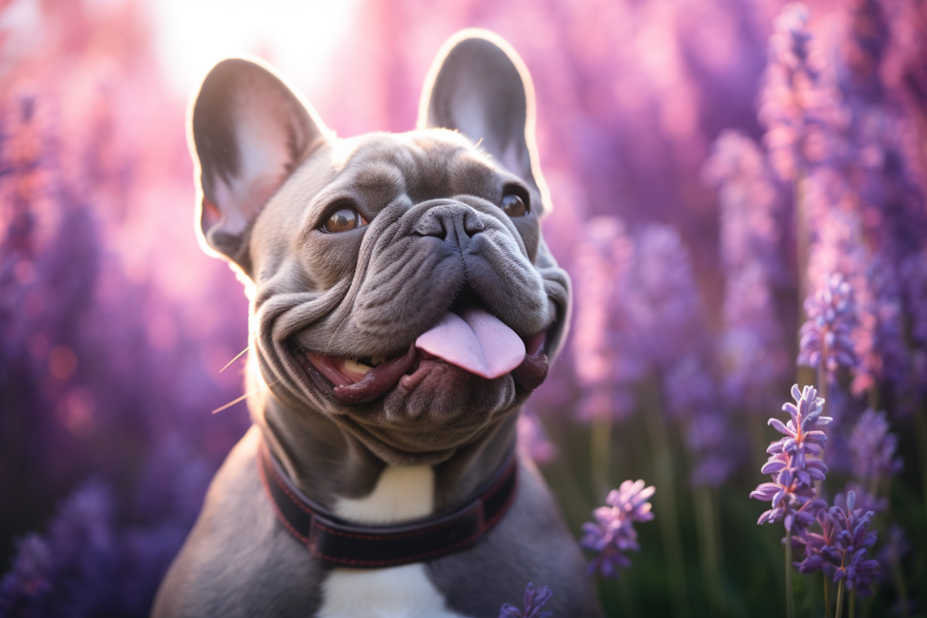 Die Palette enthüllen: Die beliebtesten Farben der Französischen Bulldogge kennenlernen - Die Farbe Lila