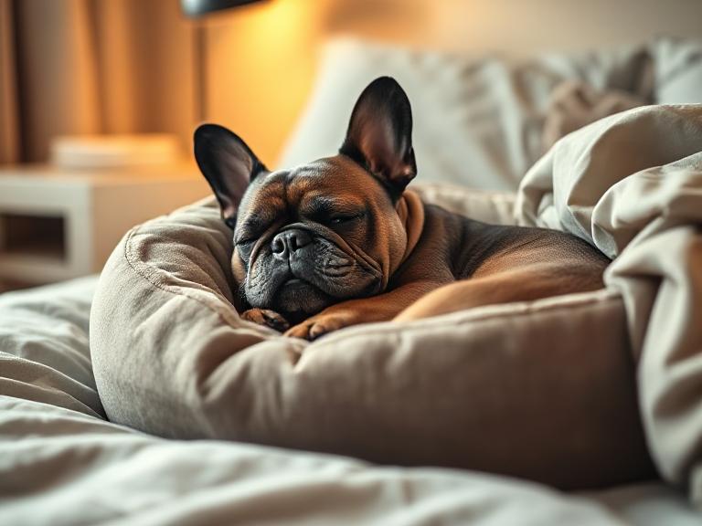 Warum deine Französische Bulldogge schnarcht – und wie ihr beide besser schlaft