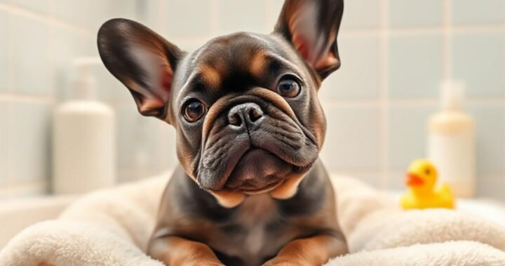 Französische Bulldogge baden & pflegen – das musst du wissen